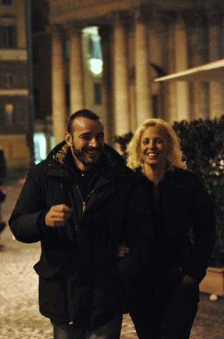 Andrea Bonacci, Ela Weber - Roma - 22-03-2009 - Ela Weber e il fidanzato Andrea Bonacci presto sposi