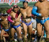 wrestler - Mongolia - 21-12-2009 - La Mongolia rievoca Ghengis Khan con il Naadam Festival