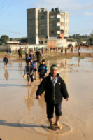 Alluvionati Gaza - Nusseirat - 20-01-2010 - A Gaza oltre cento profughi a causa delle forti piogge