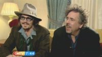 Tim Burton, Johnny Depp - Londra - 01-03-2010 - Tim Burton e Johnny Depp ospiti al Gmtv Show