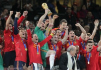 Johannesburg - 11-07-2010 - La Spagna e' campione del mondo
