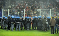 polizia - Genova - 12-10-2010 - Italia Serbia, partita del terrore