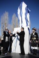 Statua a Karamanlis - Salonicco - 18-01-2011 - A Salonicco inaugurata una statua all'ex primo ministro Karamanlis