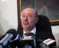 Massimo Meroni - Bergamo - 15-03-2011 - Yara: Il procuratore Massimo Meroni polemizza sullo schema della riforma di Berlusconi