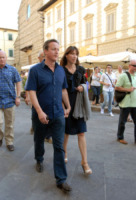 Samantha Cameron, David Cameron - 02-08-2011 - David Cameron e la moglie Samantha visitano il Museo Piero della Francesca ad Arezzo