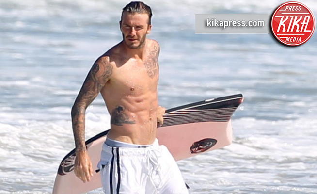 David Beckham - Malibu - 28-08-2011 - Giornata mondiale dell'acqua: anche i vip la amano!