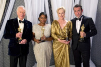 Octavia Spencer, Jean Dujardin, Christopher Plummer, Meryl Streep - Hollywood - 26-02-2012 - 84th Oscar: cinque premi per The Artist e Hugo Cabret