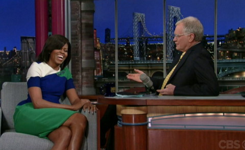 Michelle Obama, David Letterman - New York - 20-03-2012 - Michelle Obama da Letterman: 