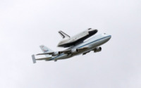 Shuttle Enterprise - New York - 27-04-2012 - Lo Shuttle Enterprise fa il suo ultimo viaggio a bordo di un Boeing