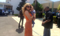 Monroe Cannon, Mariah Carey - Marocco - 26-05-2012 - Mariah Carey in Marocco con la piccola Monroe