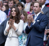 Principe William, Kate Middleton - Wimbledon - 04-07-2012 - A Wimbledon, William e Kate in piedi per Andy Murray