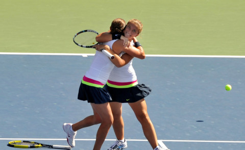 Sara Errani, Roberta Vinci - New York - 09-09-2012 - Errani-Vinci trionfano sull'erba di Wimbledon