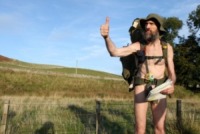 Stephen Gough - Edimburgo - 09-10-2012 - Ecco Stephen Gough, il nudista più famoso (e incarcerato) del mondo