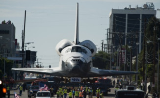 Space Shuttle Endeavour - Los Angeles - 12-10-2012 - Lo Space Shuttle Endeavour a spasso per gli USA