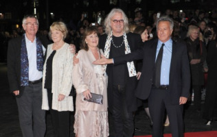 Du, Tom Courtenay, Pauline Collins, Maggie Smith, Billy Connolly - Londra - 15-10-2012 - Dustin Hoffman presenta a Londra Quartet, il suo debutto da regista