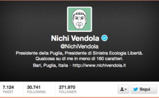 Nichi Vendola - 02-01-2013 - Politica e religione su Twitter: successo a colpi di follower