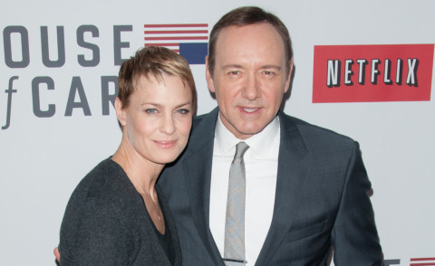 Robin Wright, Kevin Spacey - New York - 31-01-2013 - House of cards: Kevin Spacey e Robin Wright insieme 
