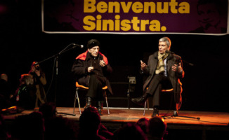 Don Gallo, Nichi Vendola - 15-02-2013 - Don Andrea Gallo con Nichi Vendola a Milano 