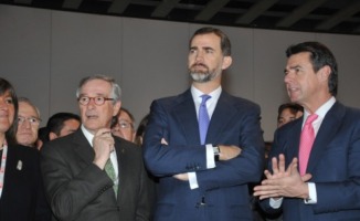 Re Felipe di Borbone - Madrid - 25-02-2013 - Filippo di Spagna al Mobile World Congress 2013
