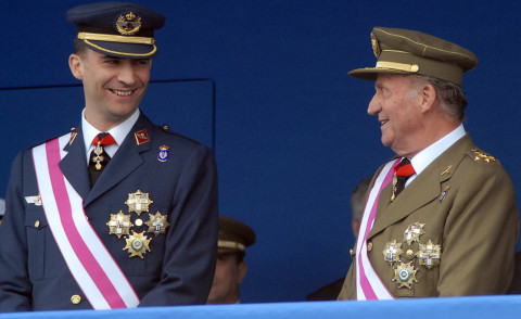 Juan Carlos  di Spagna, Re Felipe di Borbone - Madrid - 03-06-2007 - Spagna: Juan Carlos abdica. Felipe sarà Re