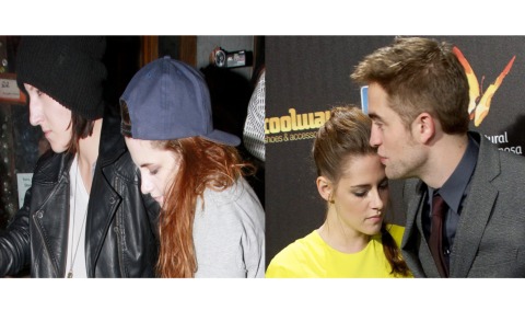 Tamra Natisin, Robert Pattinson, Kristen Stewart - Kristen Stewart tra Robert Pattinson e Tamra Natisin