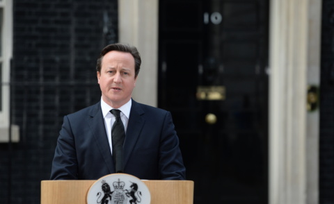 David Cameron - Londra - 08-04-2013 - Cameron ricorda la Thatcher, dopo la morte nella suite del Ritz