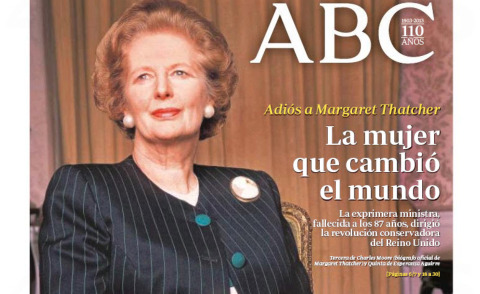 Margaret Thatcher - Milano - 09-04-2013 - Thatcher: tutti i quotidiani del mondo parlano di lei 