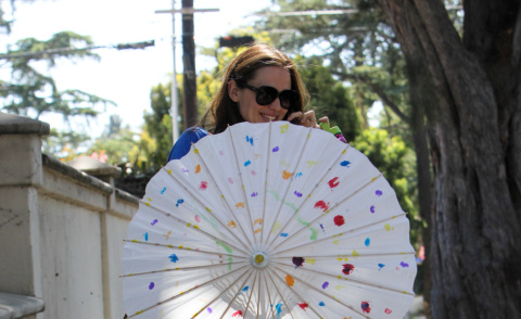 Violet Anne Affleck, Jennifer Garner - Los Angeles - 10-04-2013 - Attenta al paparazzo: quando le star giocano a nascondino
