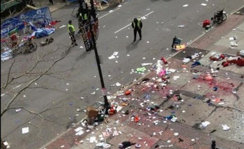 Maratona Boston - Boston - 15-04-2013 - Attentato alla maratona di Boston, esplosioni sul tracciato