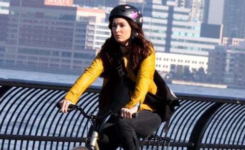 Megan Fox - New York - 09-05-2013 - Niente addio a Hollywood, Megan Fox torna a pedalare