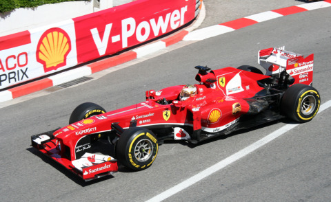 Ferrari, Fernando Alonso - Monaco - 23-05-2013 - Gran Premio di Monaco, al via le prove libere