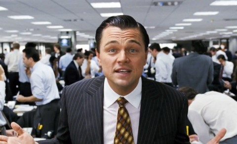 Leonardo DiCaprio è Jordan Belfort in The Wolf of Wall Street
