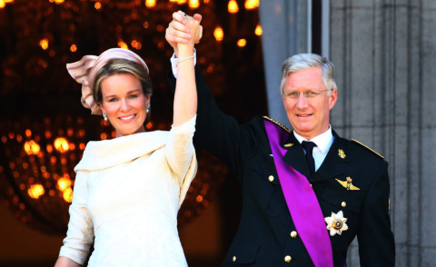 Mathilde  del Belgio, Filippo del Belgio - Brussels - 21-07-2013 - Philippe del Belgio è diventato re. Alberto II ha abdicato