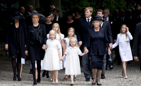 Regina Maxima d'Olanda, Mabel Wisse Smit, Principe Willem-Alexander, Beatrice d'Olanda - Utrecht - 16-08-2013 - Utrecht: l'ultimo saluto al principe Friso
