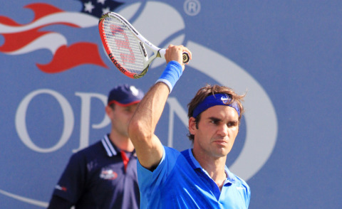 Roger Federer - New York - 27-08-2013 - US Open: debutto vincente per Novak Djokovic e Roger Federer