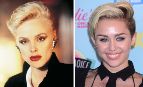 Miley Cyrus, Brigitte Nielsen - Los Angeles - 27-09-2013 - Miley Cyrus ha copiato il taglio di capelli di Brigitte Nielsen