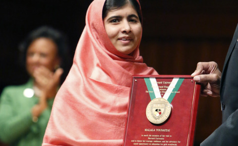 Malala Yousafzai - Cambridge - 27-09-2013 - Il coraggio di Malala Yousafzai premiato da Harvard