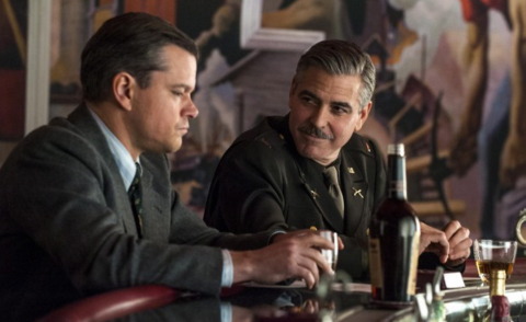 Matt Damon, George Clooney - Los Angeles - 13-10-2013 - Slitta l'uscita nelle sale di The Monuments Men