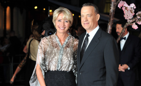 Emma Thompson, Tom Hanks - Londra - 20-10-2013 - Tom Hanks: porta a Londra Saving Mr. Banks