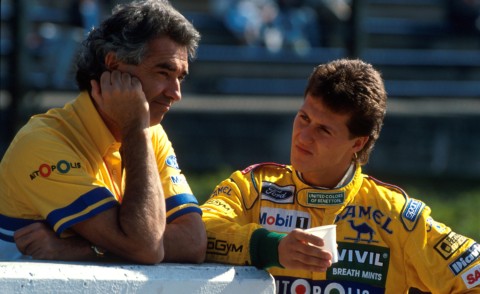 Flavio Briatore, Michael Schumacher - 23-05-2001 - Flavio Briatore: da 65 anni in pole position