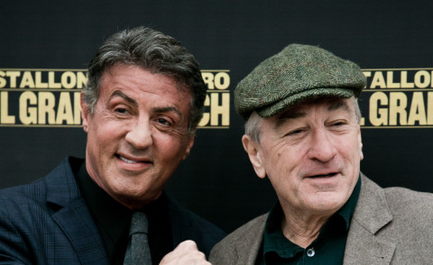 Sylvester Stallone, Robert De Niro - Roma - 06-01-2014 - Robert De Niro e Sylvester Stallone presentano Il Grande Match