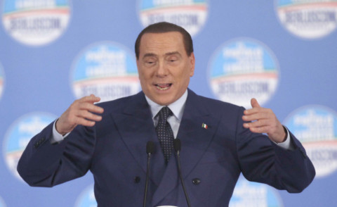 Silvio Berlusconi - Milano - 18-02-2013 - Dieci ragazze per me: i tradimenti dei potenti