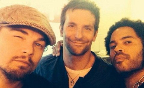 Lenny Kravitz, Bradley Cooper, Leonardo DiCaprio - Los Angeles - 05-02-2014 - Ma dove vai se anche tu il selfie non lo fai             