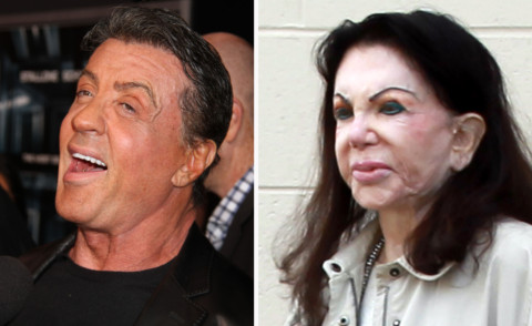 Jackie Stallone, Sylvester Stallone - Los Angeles - 04-02-2014 - Sylvester Stallone e la madre Jackie: il museo degli orrori