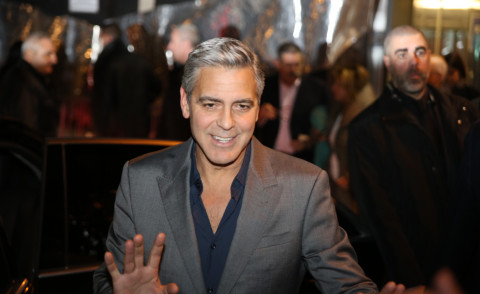 George Clooney - Milano - 09-02-2014 - Clooney-Dujardin-Damon: aneddoti e gag da Fabio Fazio