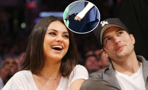 Los Angeles - 12-02-2013 - Mila Kunis e Ashton Kutcher: il fidanzamento è ufficiale