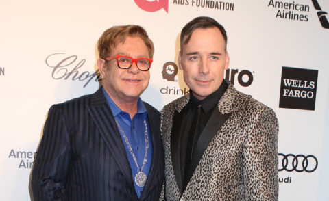 David Furnish, Elton John - West Hollywood - 03-03-2014 - 86th Oscar: il party per la Elton John Aids Foundation