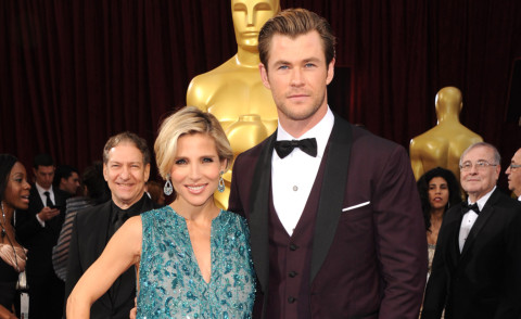 Chris Hemsworth, Elsa Pataky - Hollywood - 02-03-2014 - 86th Oscar: le coppie sul tappeto rosso