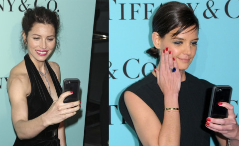Katie Holmes, Jessica Biel - Manhattan - 11-04-2014 - Al Tiffany & Co di Manhattan trionfa il narcisismo