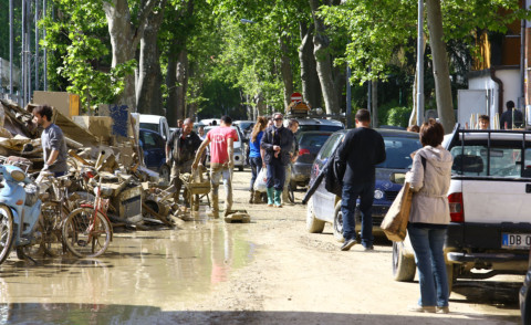 Alluvione Senigallia - Senigallia - 06-05-2014 - Dopo l'alluvione, ora Senigallia cerca di ripartire 